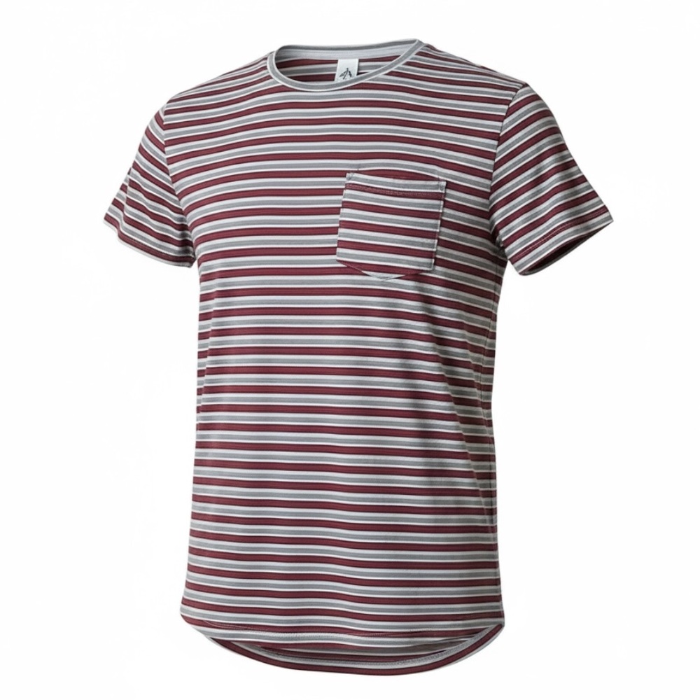 🚦 Native Youth x Urban Outfitters Striped Curved-Hem Tee Sz S